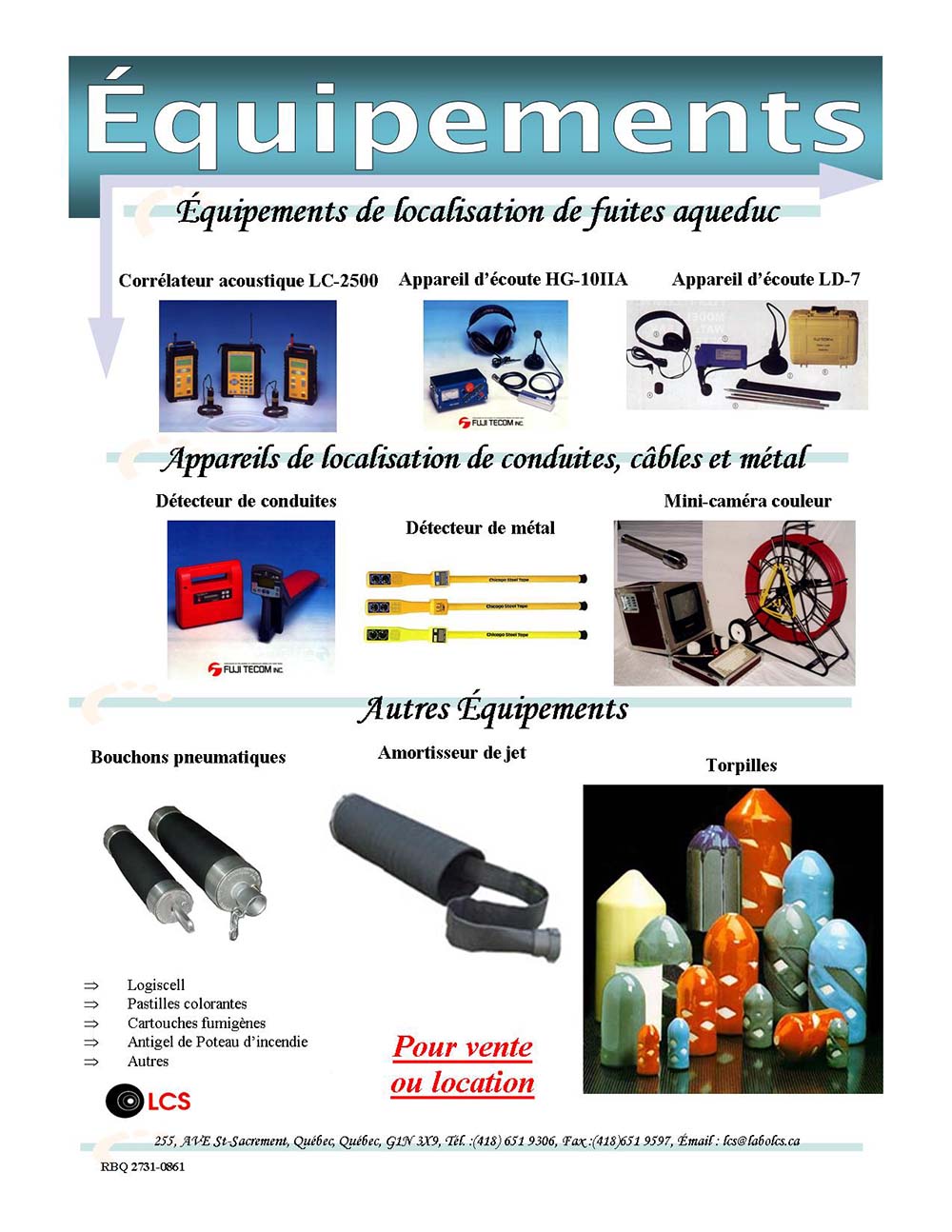 equipements